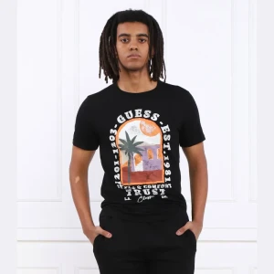 GUESS T-shirt PALM WINDOW | Slim Fit