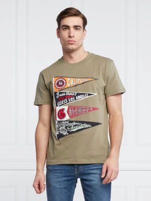 GUESS T-shirt PENNANT | Regular Fit khaki