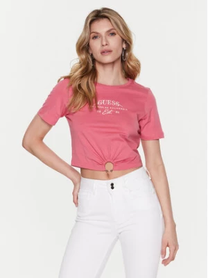 Guess T-Shirt Piercing W3GI23 JA914 Różowy Boxy Fit
