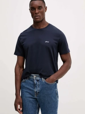 Guess t-shirt PIMA męski kolor granatowy gładki M4GI70 KC9X0
