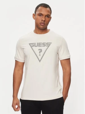 Guess T-Shirt Queencie Z4GI09 J1314 Beżowy Slim Fit