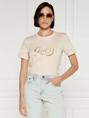 GUESS T-shirt GLITTERY LOGO | Regular Fit