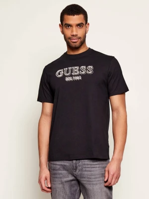 GUESS T-shirt | Regular Fit czarny
