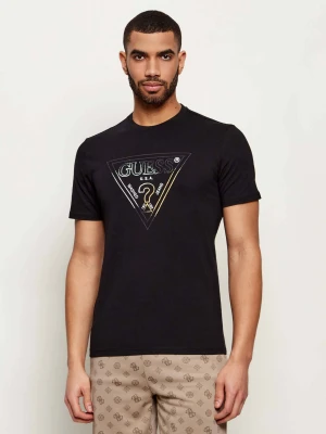 GUESS T-shirt | Regular Fit czarny