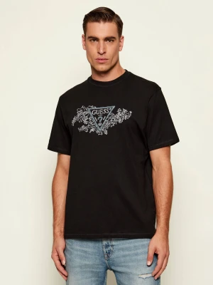 GUESS T-shirt | Regular Fit czarny