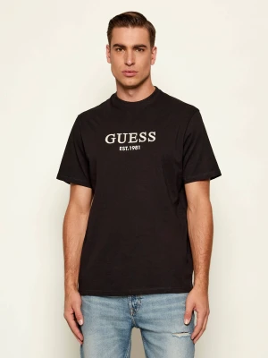GUESS T-shirt | Regular Fit czarny