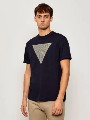 GUESS T-shirt | Regular Fit granatowy