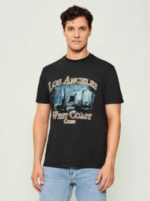 GUESS T-shirt | Regular Fit czarny