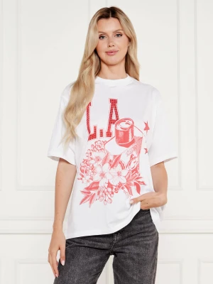 GUESS T-shirt | Regular Fit biały