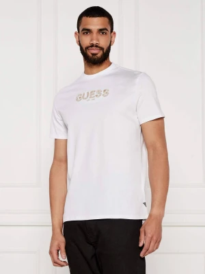 GUESS T-shirt | Regular Fit biały