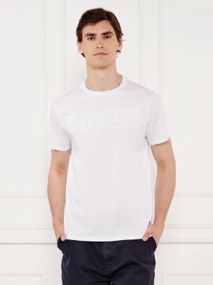 GUESS T-shirt | Regular Fit biały