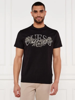 GUESS T-shirt | Regular Fit czarny