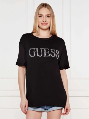 Guess T-shirt | Regular Fit czarny