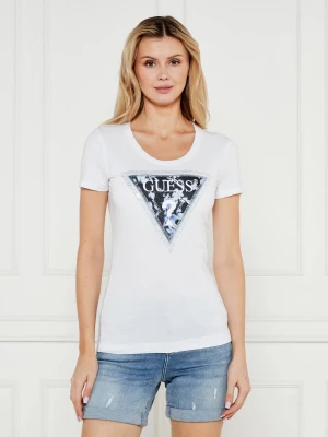 GUESS T-shirt | Regular Fit biały