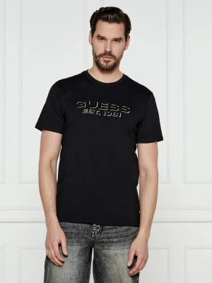 GUESS T-shirt | Regular Fit czarny