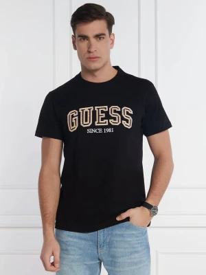 GUESS T-shirt | Regular Fit czarny