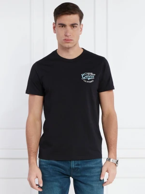 GUESS T-shirt | Regular Fit czarny