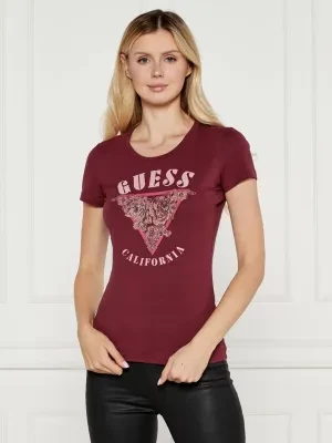 GUESS T-shirt ROSES | Slim Fit