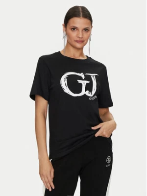 Guess T-Shirt Sara V4YI01 K8FQ4 Czarny Regular Fit