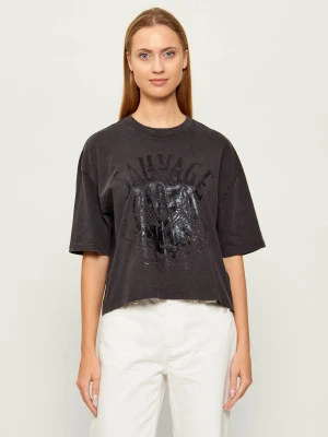 GUESS T-shirt SAVAGE TOUR | Cropped Fit