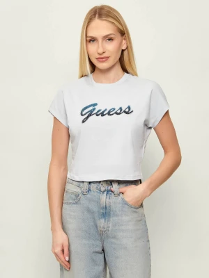 GUESS T-shirt SCRIPT | Cropped Fit
