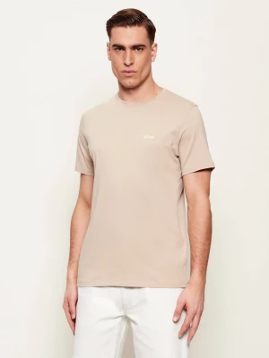 GUESS T-shirt | Slim Fit beżowy