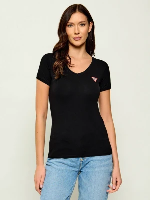GUESS T-shirt | Slim Fit czarny