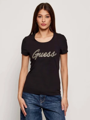 GUESS T-shirt | Slim Fit czarny