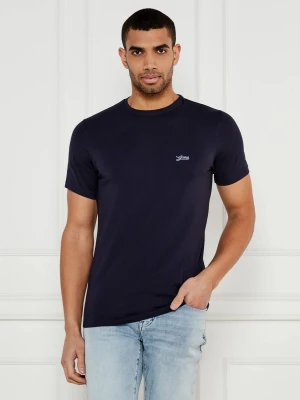 GUESS T-shirt | Slim Fit granatowy