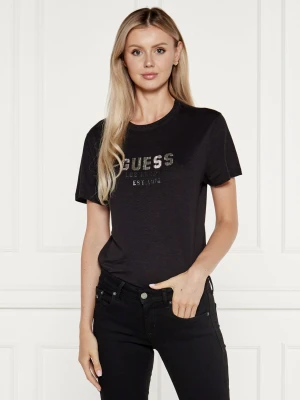 Zdjęcie produktu GUESS T-shirt | Slim Fit czarny
