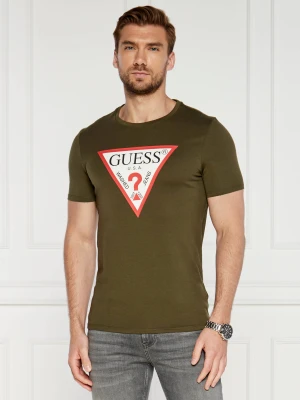 GUESS T-shirt | Slim Fit khaki