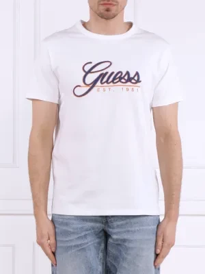 GUESS T-shirt SS CN GUESS 3D EMBRO | Regular Fit