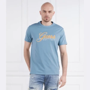 GUESS T-shirt SS CN GUESS 3D EMBRO | Regular Fit