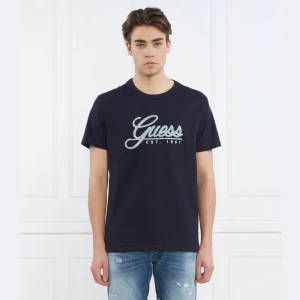 GUESS T-shirt SS CN GUESS 3D EMBRO | Regular Fit