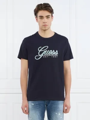 GUESS T-shirt SS CN GUESS 3D EMBRO | Regular Fit