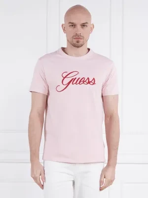 GUESS T-shirt SS CN GUESS 3D EMBRO | Regular Fit