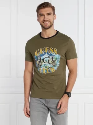 GUESS T-shirt SS CN MULTI LOGO | Slim Fit