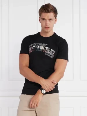 GUESS T-shirt SS CN PRINTED FLOCK | Slim Fit