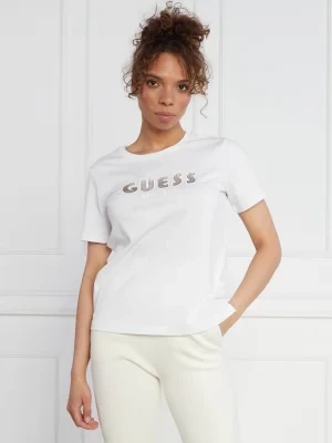 GUESS T-shirt SS CN SHADED LOGO TEE | Regular Fit