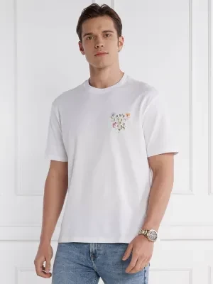 GUESS T-shirt SS CN SMALL ABSTRACT | Classic fit