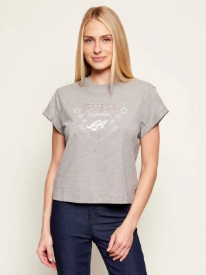 GUESS T-shirt STARS | Regular Fit szary