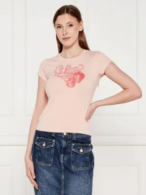 GUESS T-shirt STRAWBERRY | Slim Fit