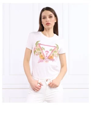 GUESS T-shirt TRIANGLE FLOWERS | Regular Fit
