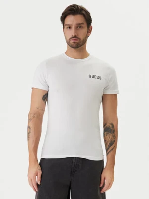 Guess T-Shirt U6GM03 K6YW1 Biały Slim Fit