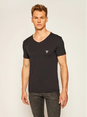 Guess T-Shirt U97M01 JR003 Czarny Slim Fit