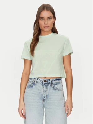Guess T-Shirt V2YI06 K8HM0 Zielony Regular Fit