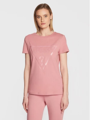 Guess T-Shirt V2YI07 K8HM0 Różowy Regular Fit