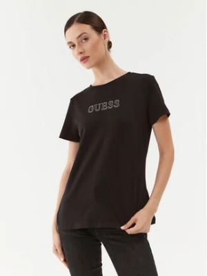 Guess T-Shirt V3BI11 J1314 Czarny Regular Fit