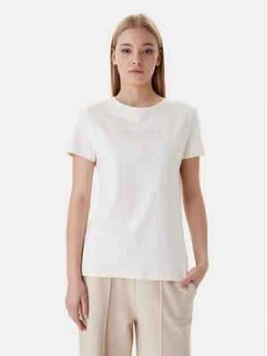 Guess T-Shirt V3BI11 J1314 Écru Regular Fit