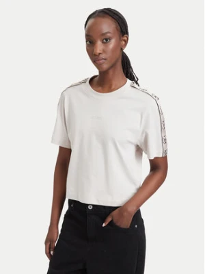 Guess T-Shirt V3RI08 I3Z14 Beżowy Regular Fit